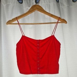 Red Crop Top